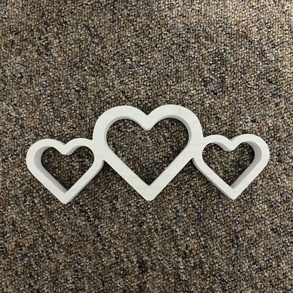 Triple Heart Decor